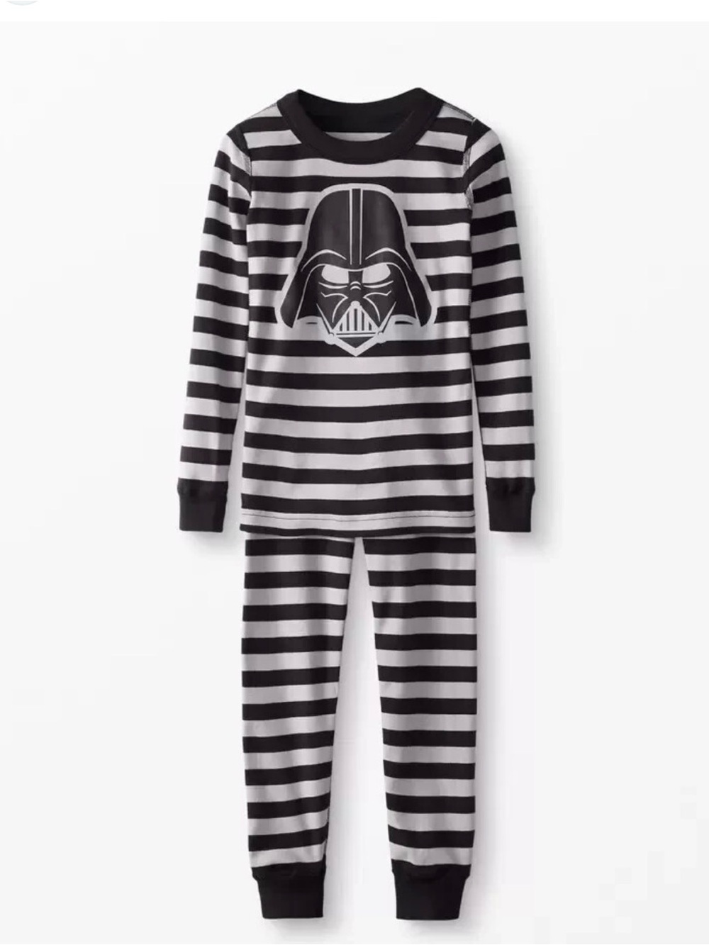 Hanna Andersson Star Wars Striped Darth Vader Pajama Set Sz 120cm